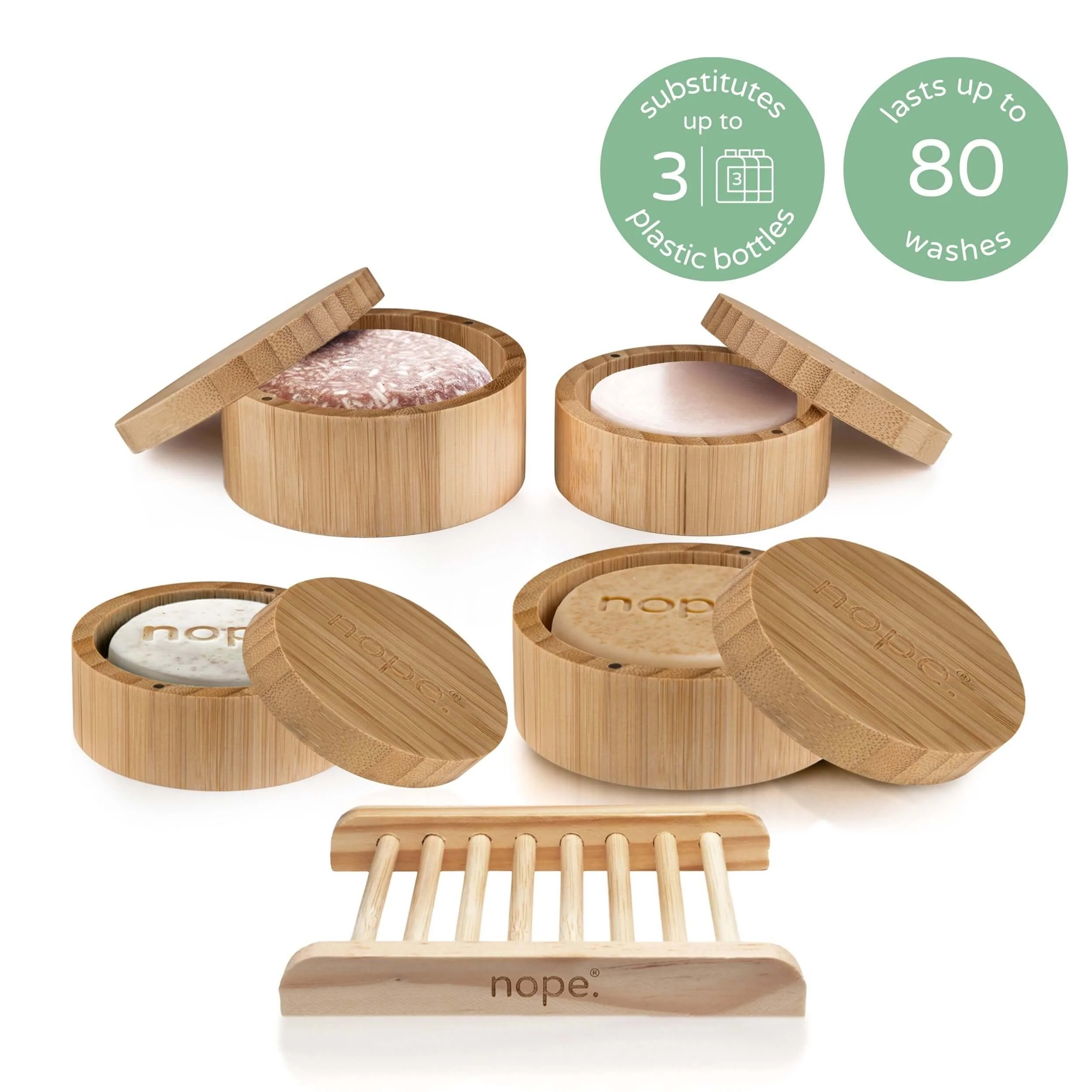 hair, face & body bamboo gift set. - Image 13