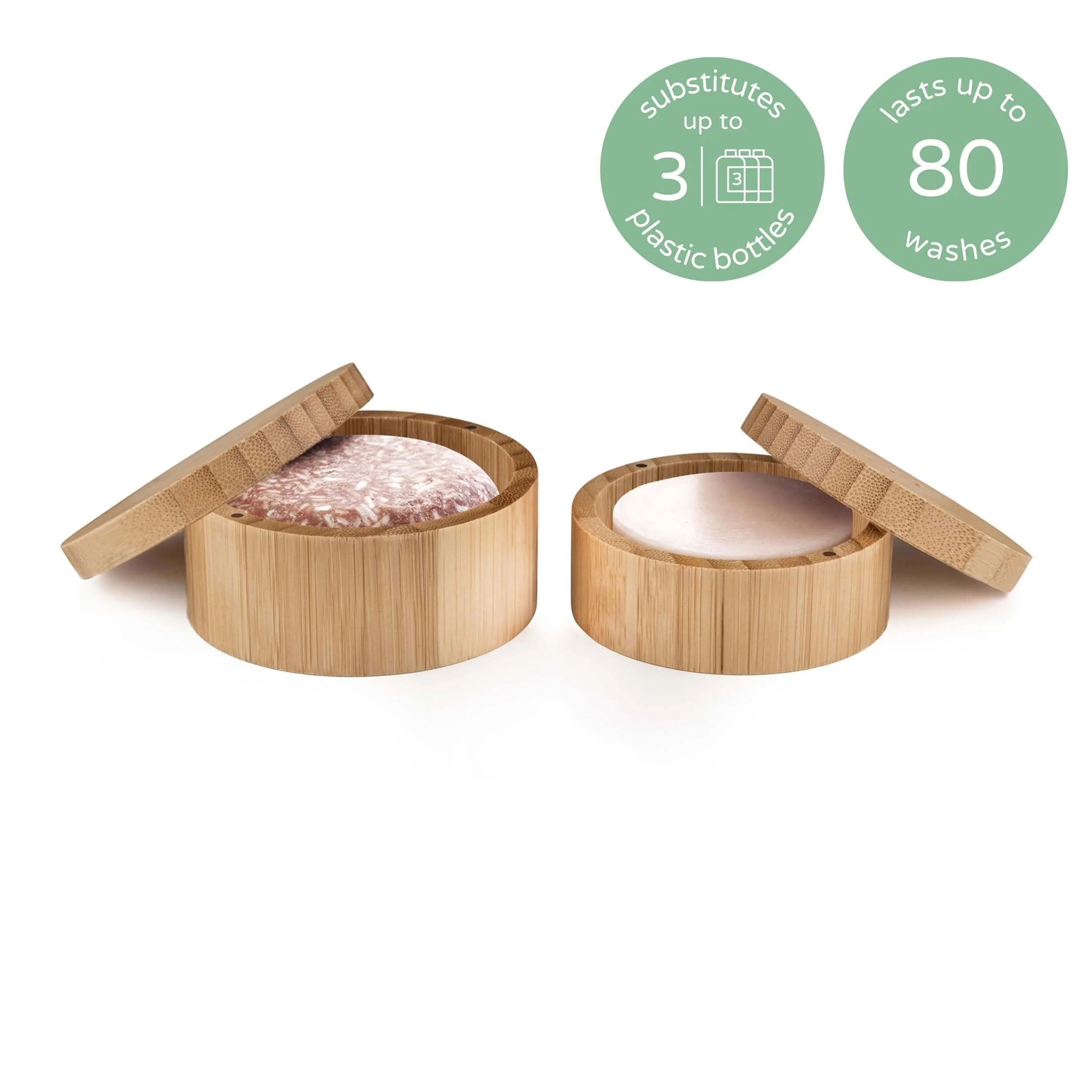 argan roots shampoo & conditioner bar travel set. - Image 3