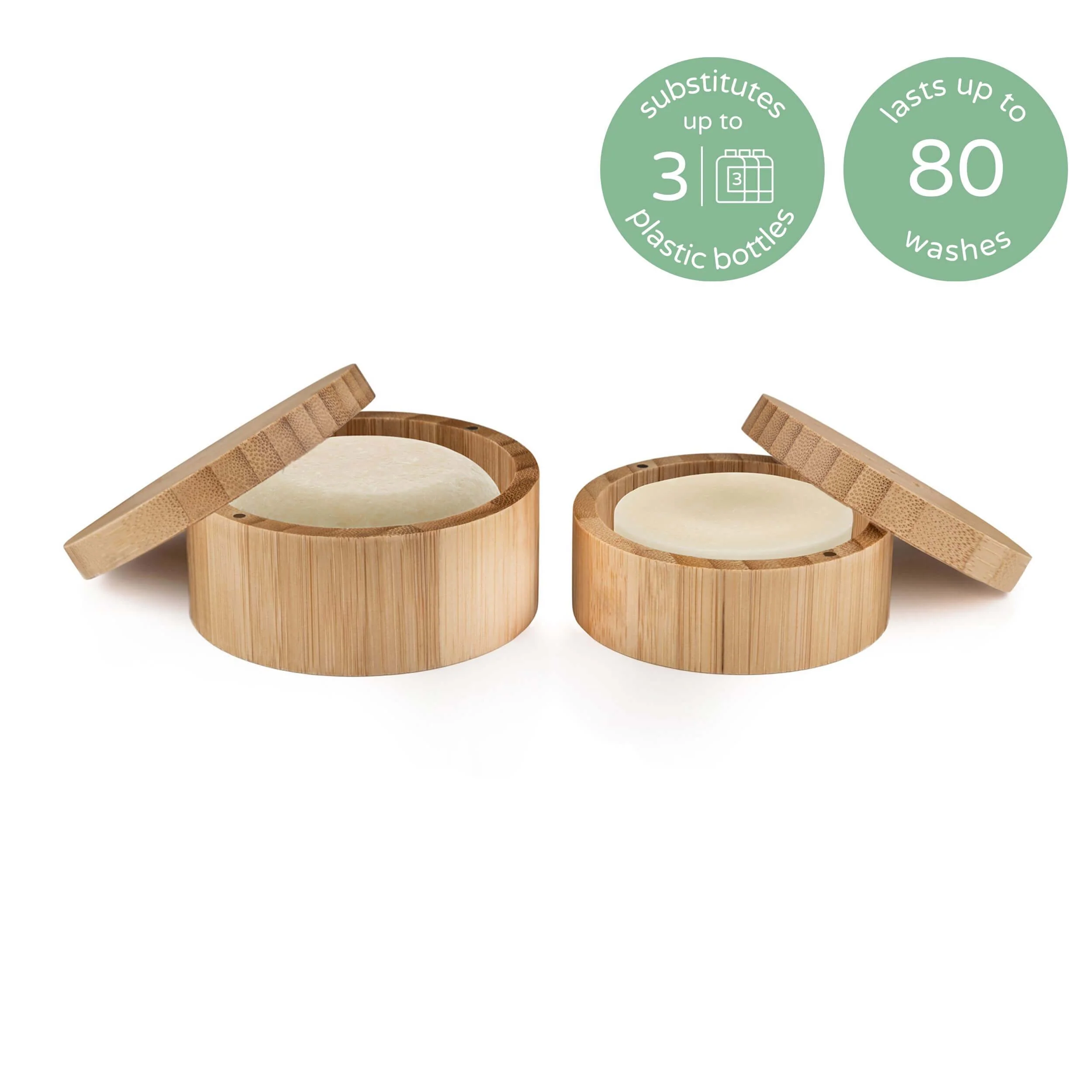 fragrance freedom shampoo & conditioner bar travel set. - Image 3