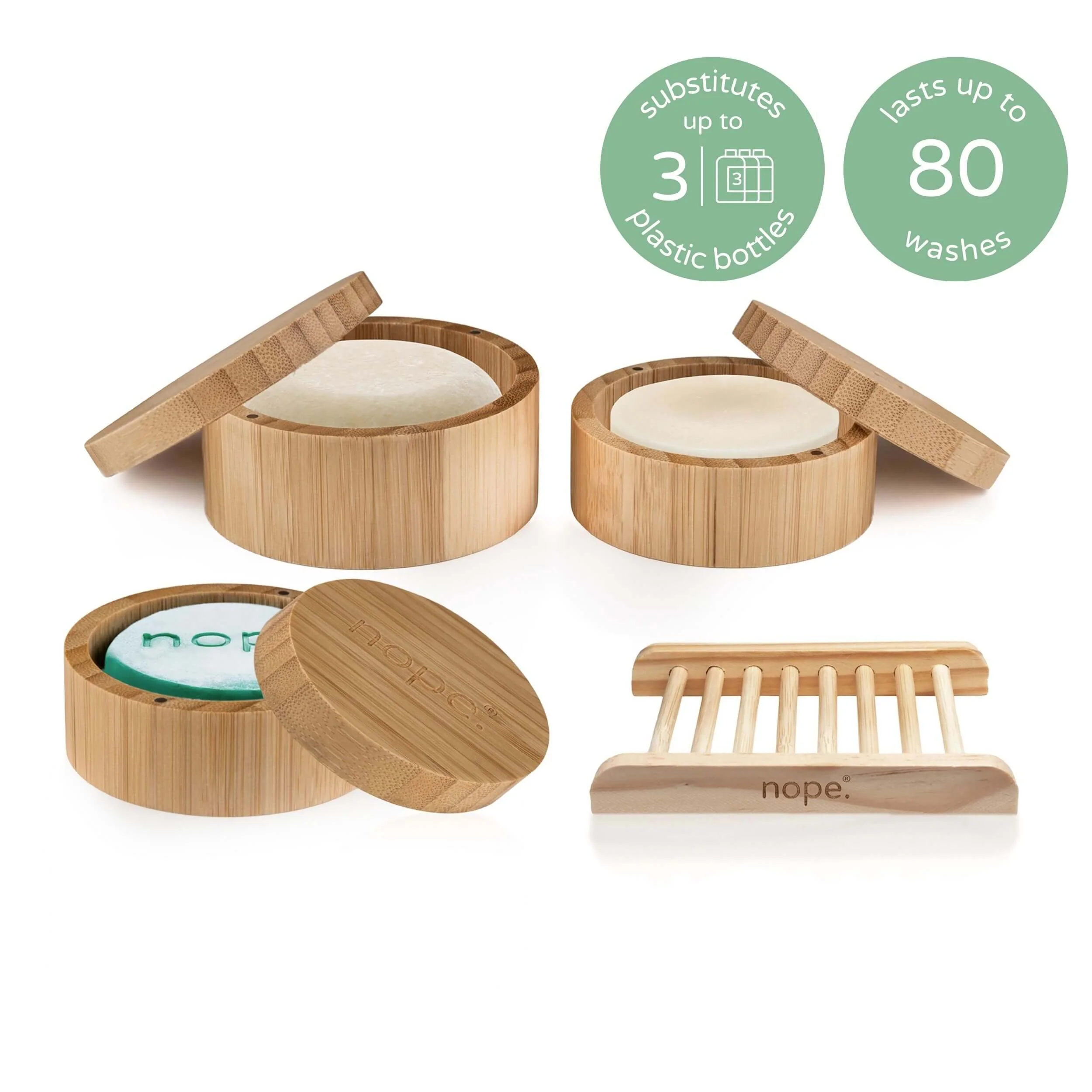 hair & face bamboo gift set. - Image 2