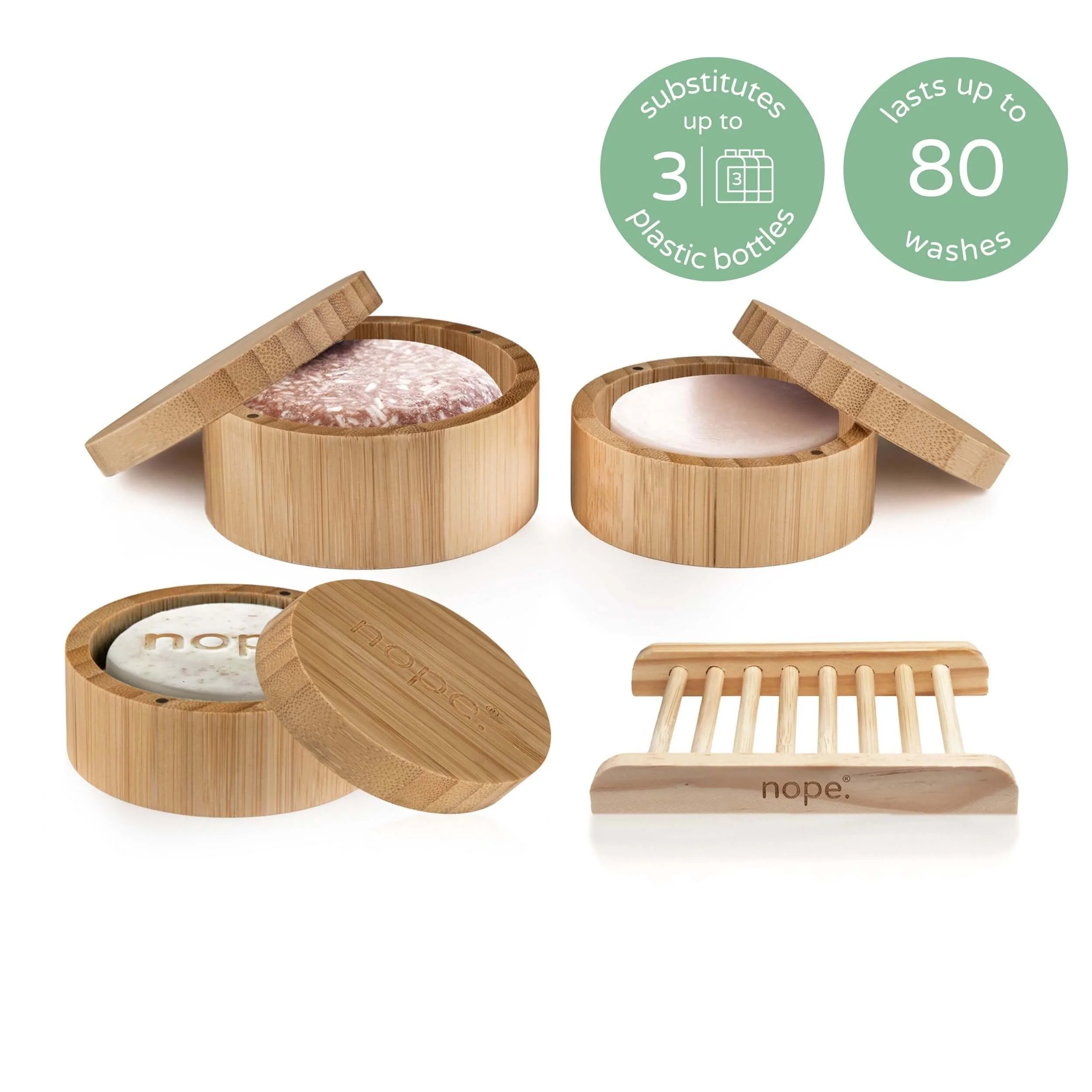 hair & face bamboo gift set. - Image 5