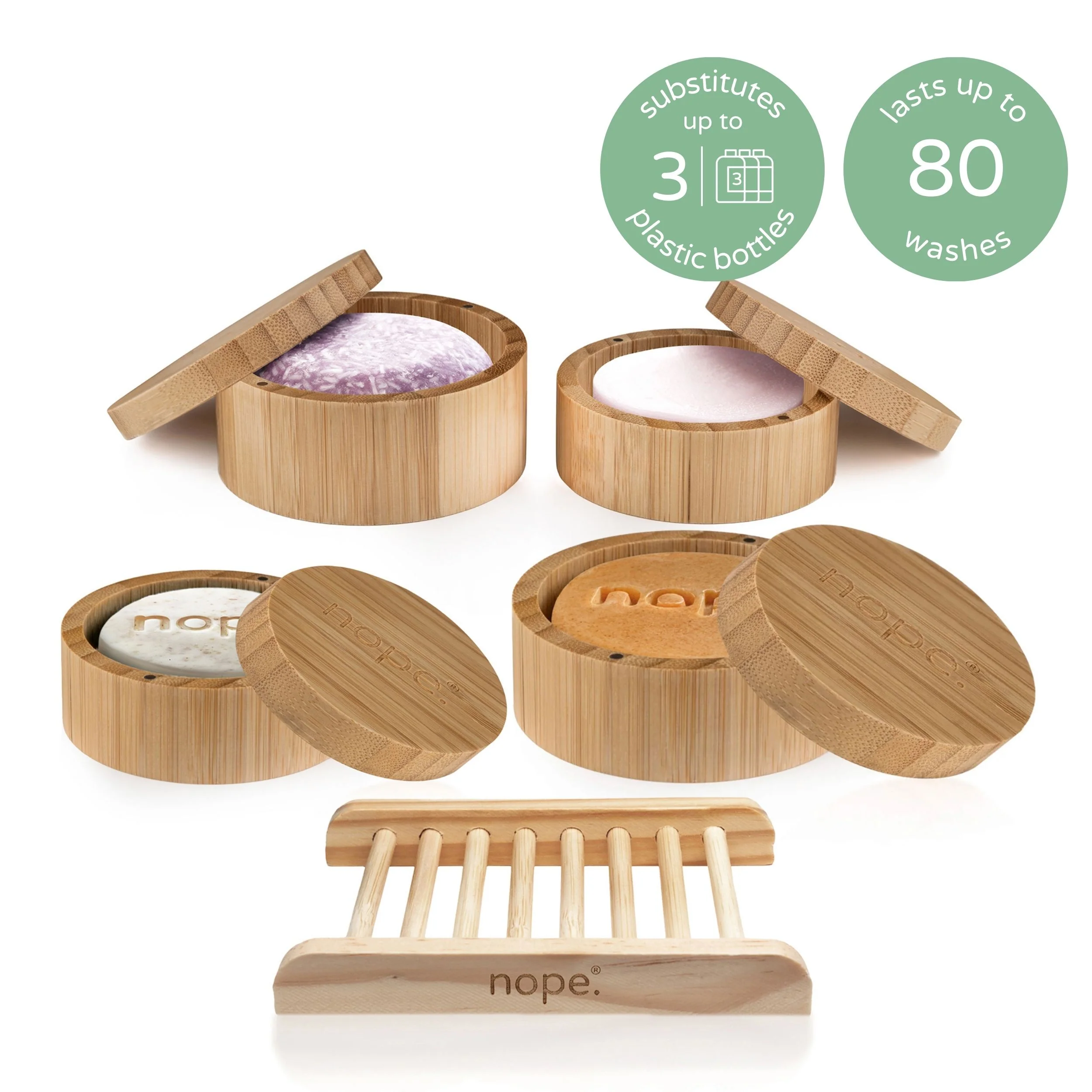 hair, face & body bamboo gift set. - Image 18