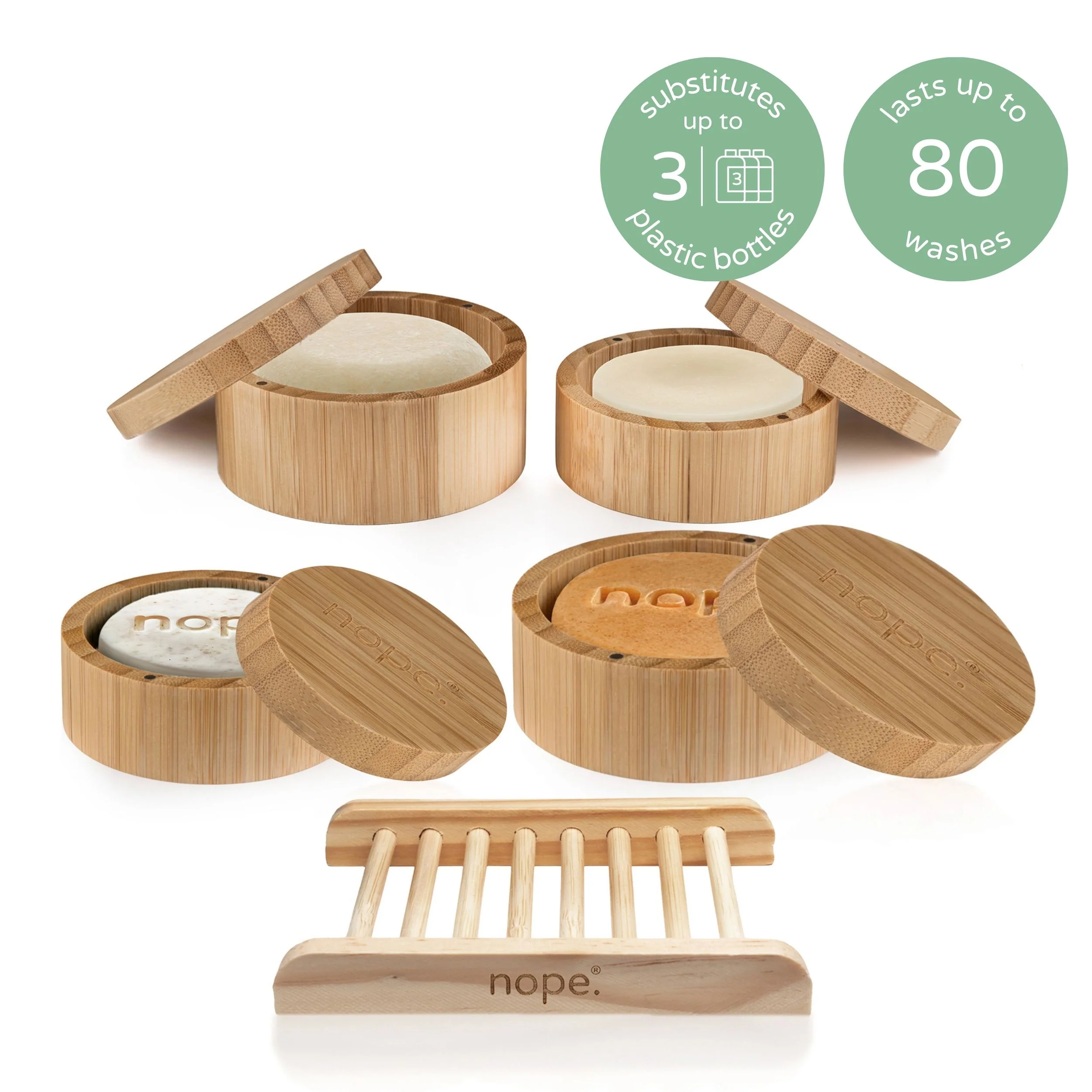 hair, face & body bamboo gift set. - Image 24