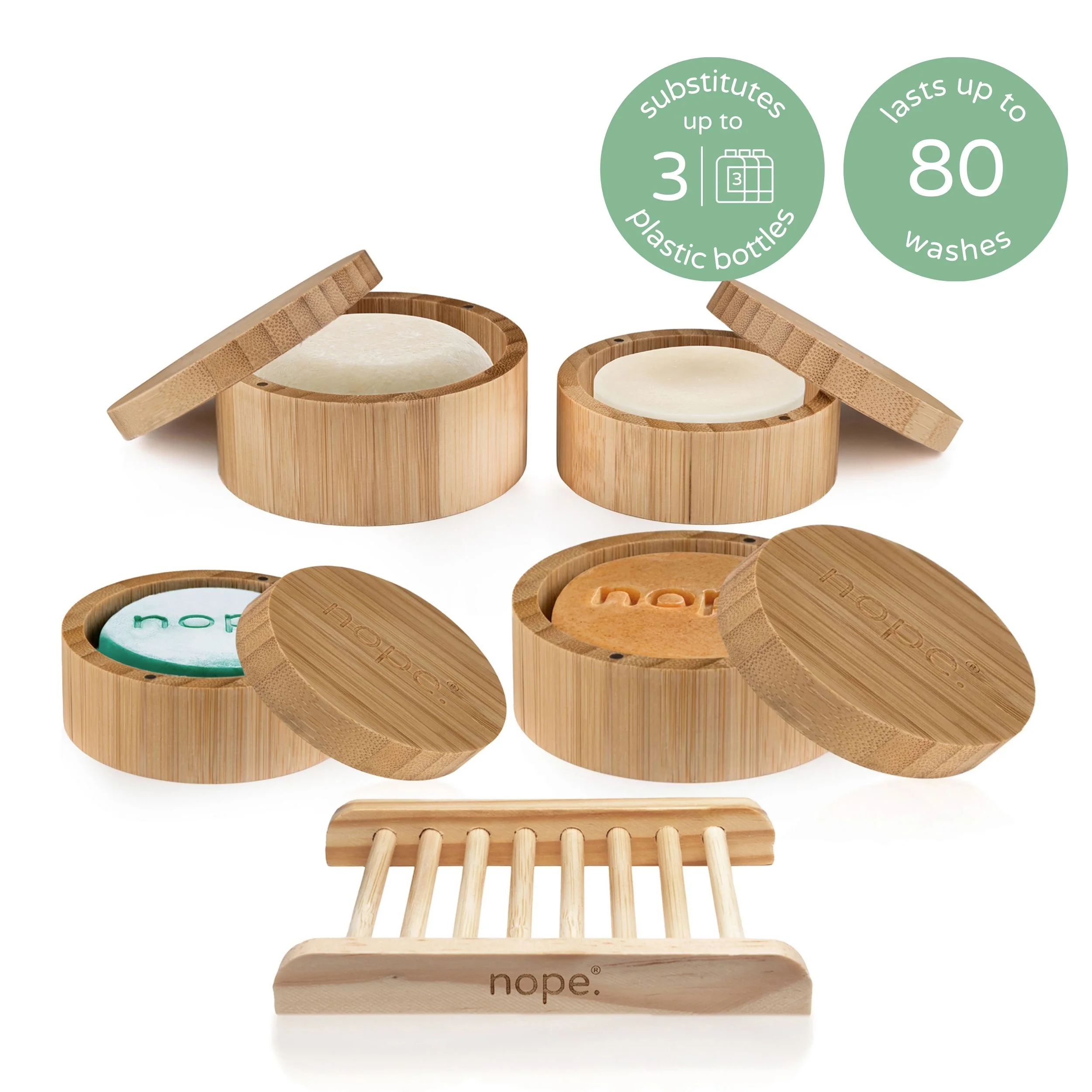 hair, face & body bamboo gift set. - Image 3