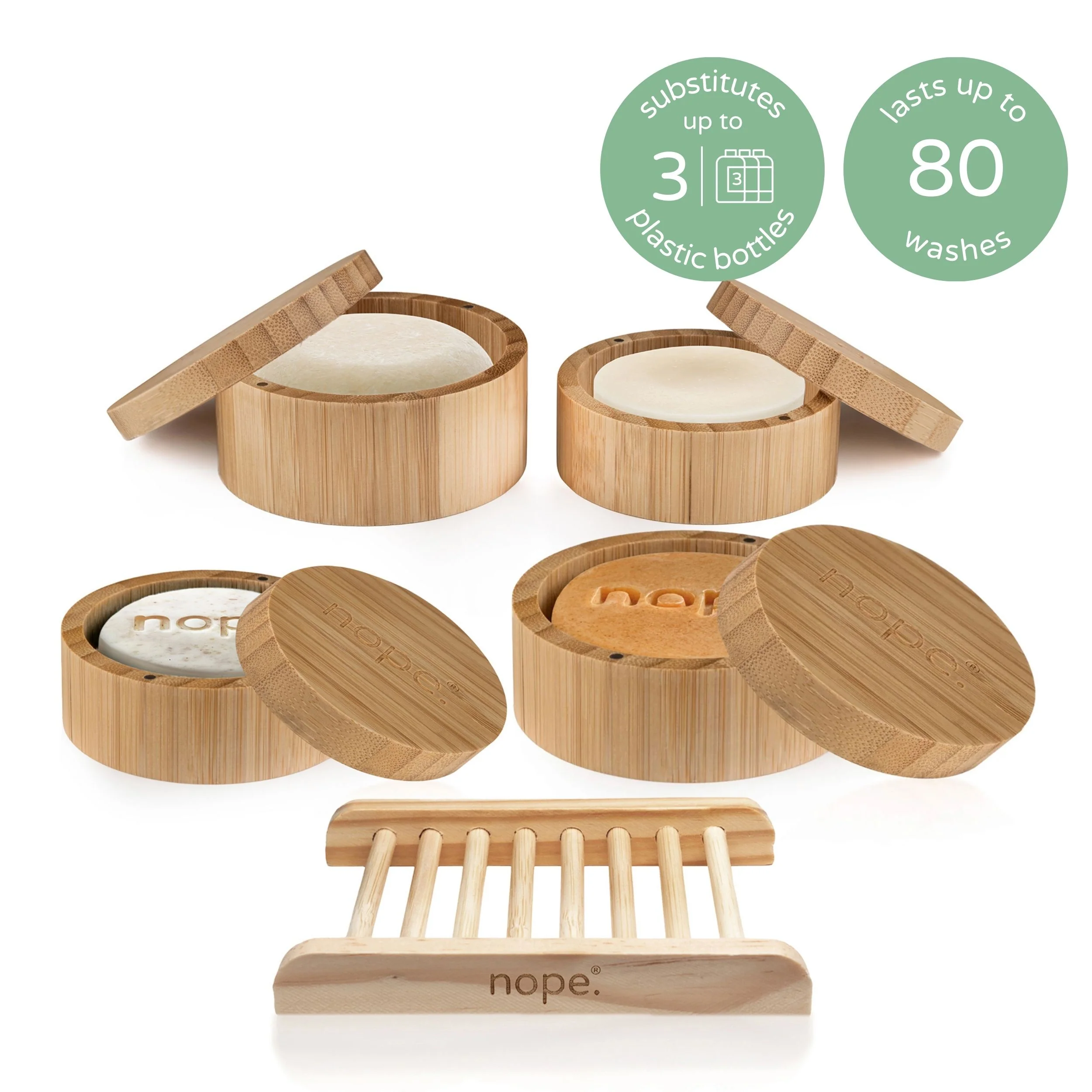 hair, face & body bamboo gift set. - Image 6