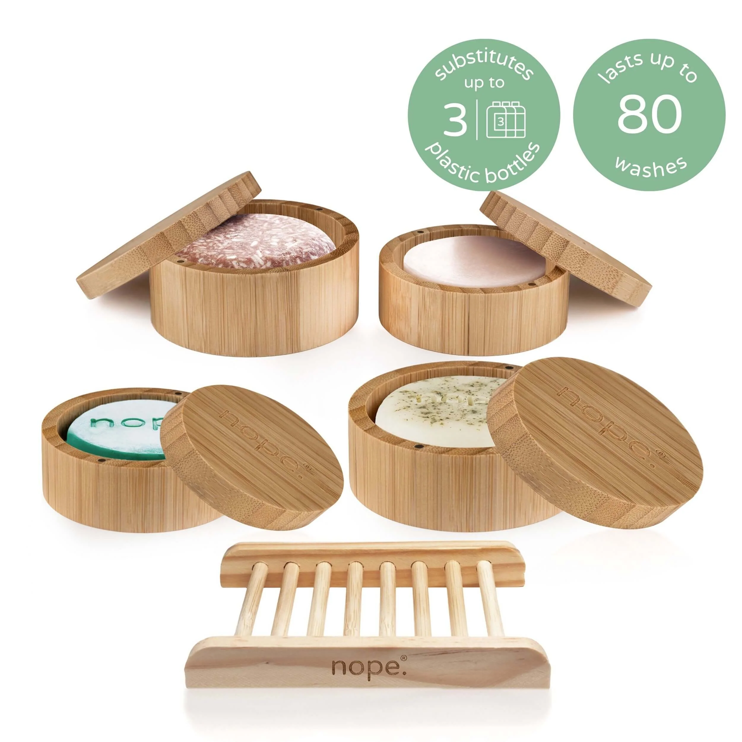 hair, face & body bamboo gift set. - Image 8