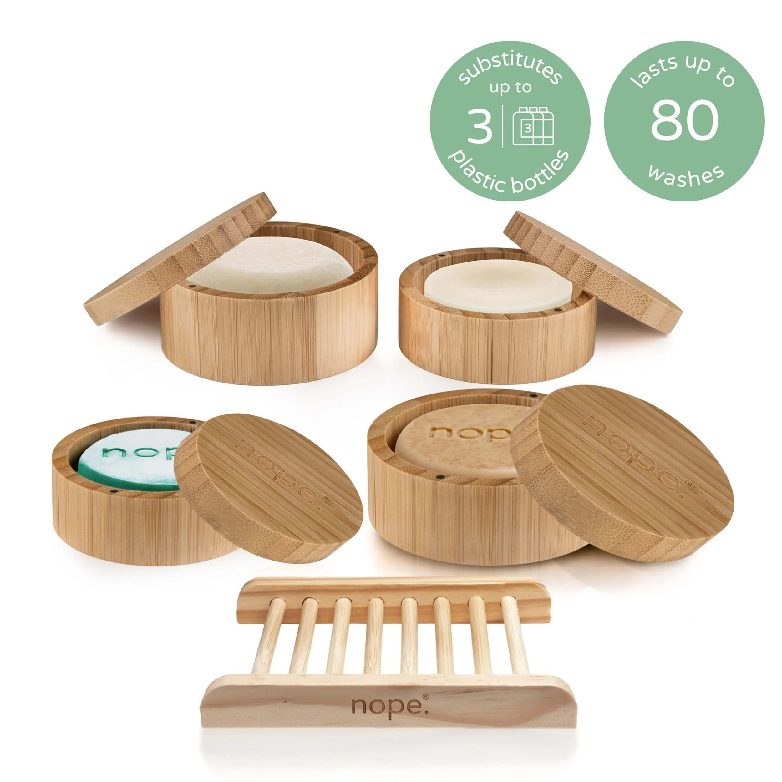 hair, face & body bamboo gift set. - Image 4