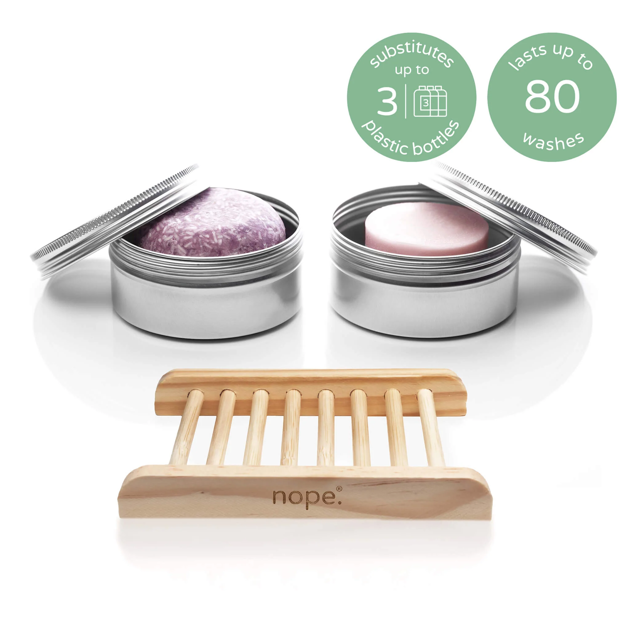 shampoo & conditioner bar gift set. - Image 4